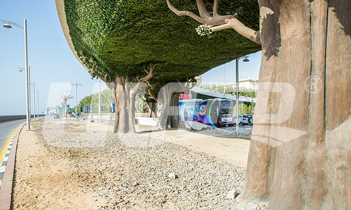 市政工程高架橋仿真綠化