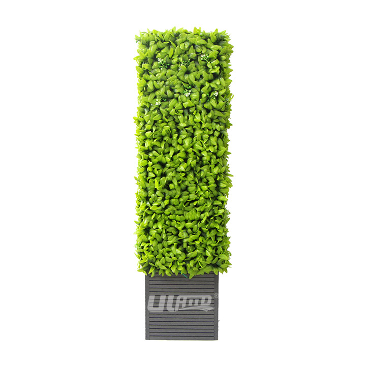 仿真植物屏風(fēng)側(cè)面圖