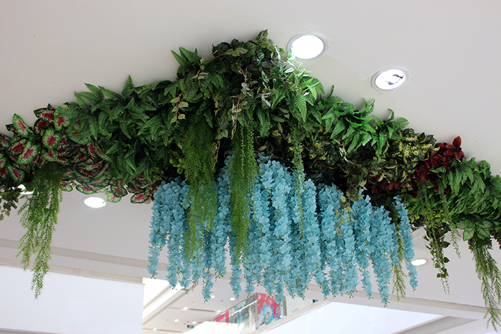 室內(nèi)仿真植物吊頂