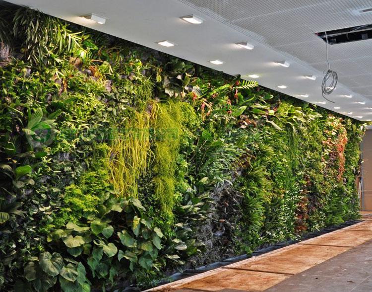 室內(nèi)立體仿真植物墻