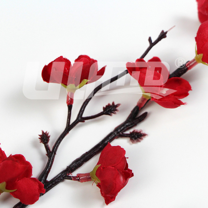 紅色仿真梅花枝條